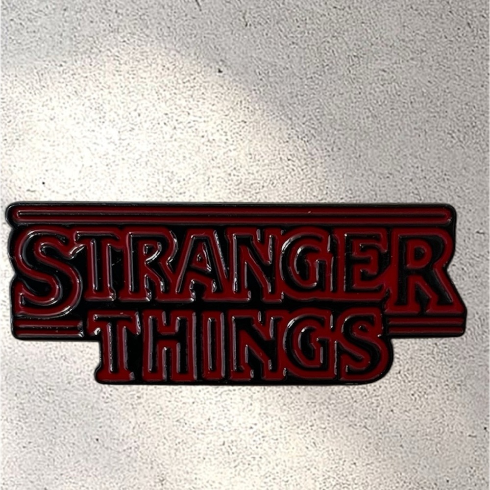 Stranger Things Logo Pin